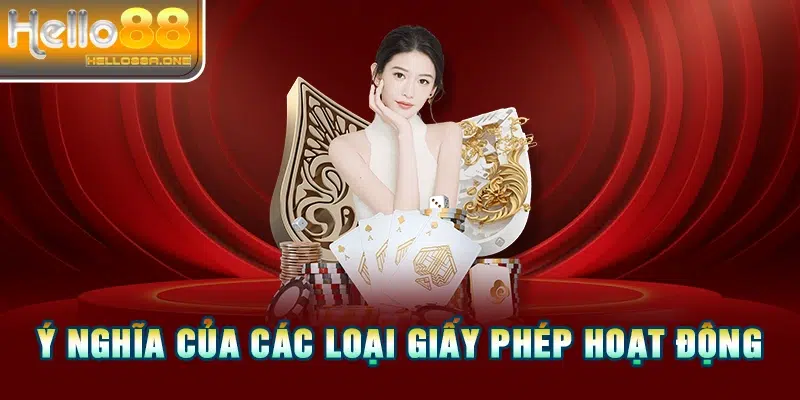 Ý nghĩa của các loại giấy phép hoạt động