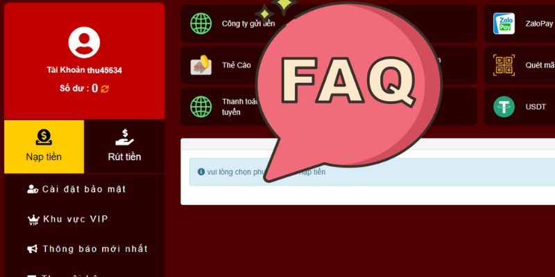 Câu hỏi liên quan tới các kênh thanh toán
